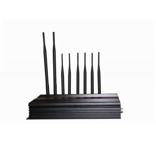 PC Controlled 8 Antenna 3G 4G Cellphone Signal Jammer _ WiFi Jammer